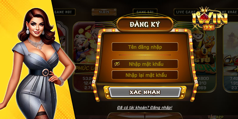 Hướng dẫn đăng ký tài khoản iWin68